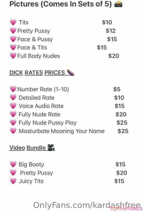 Kardashfree nude leaked OnlyFans pic